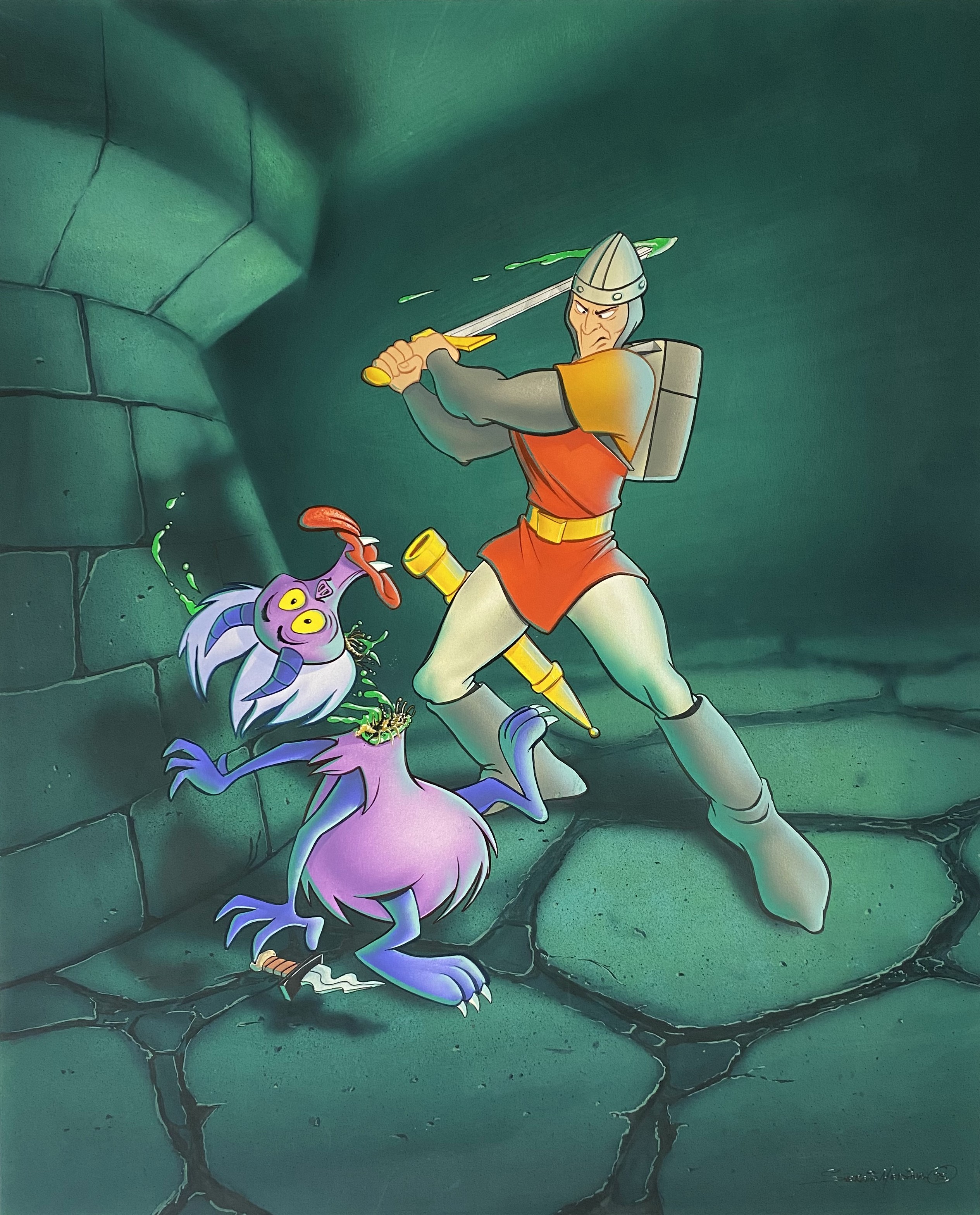 Sega MegaZone Issue 39 May 1994 Magazine Dragon's Lair Cover Art