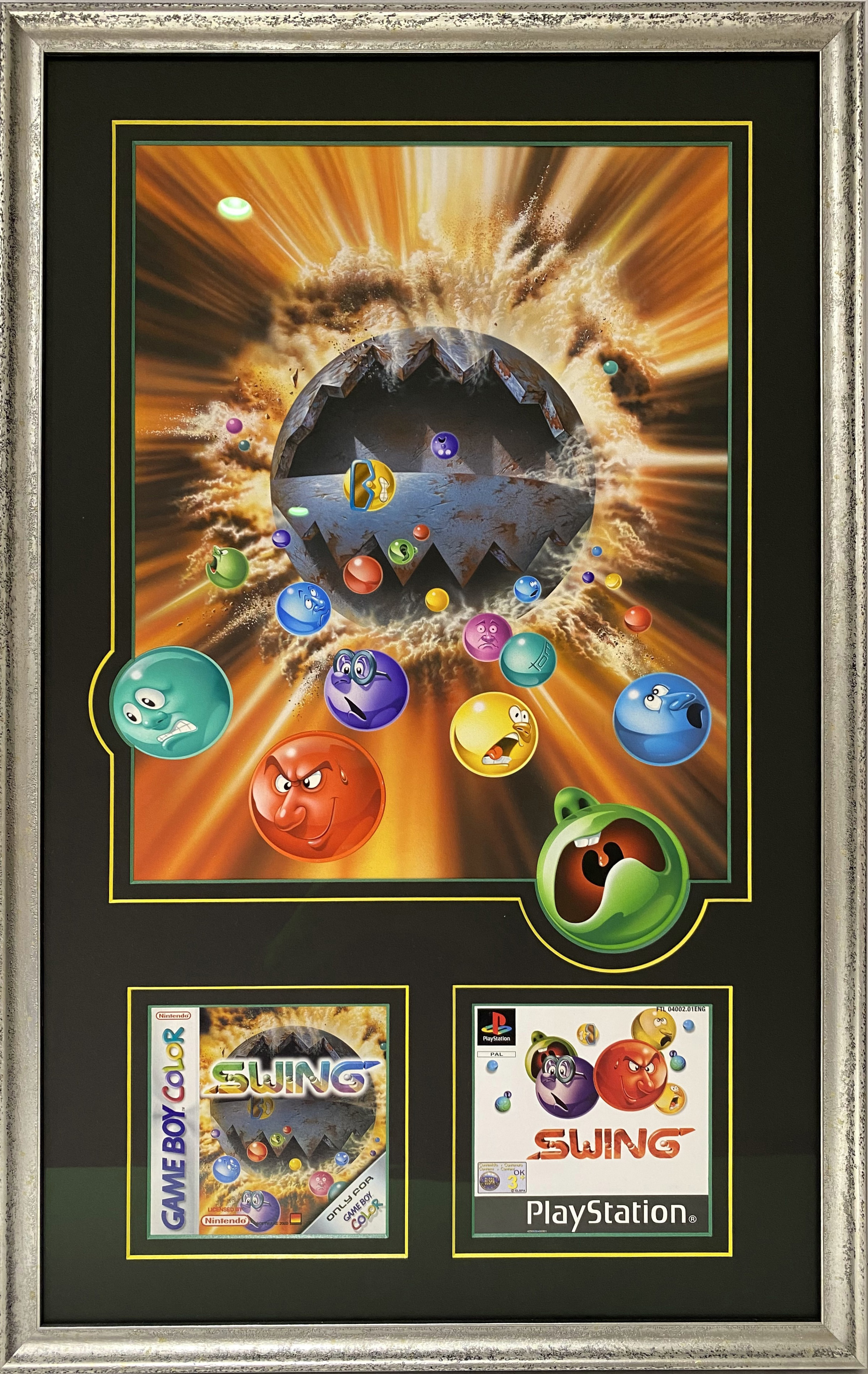 Swing Game Boy Color PlayStation & PC Pal Europe Box Art