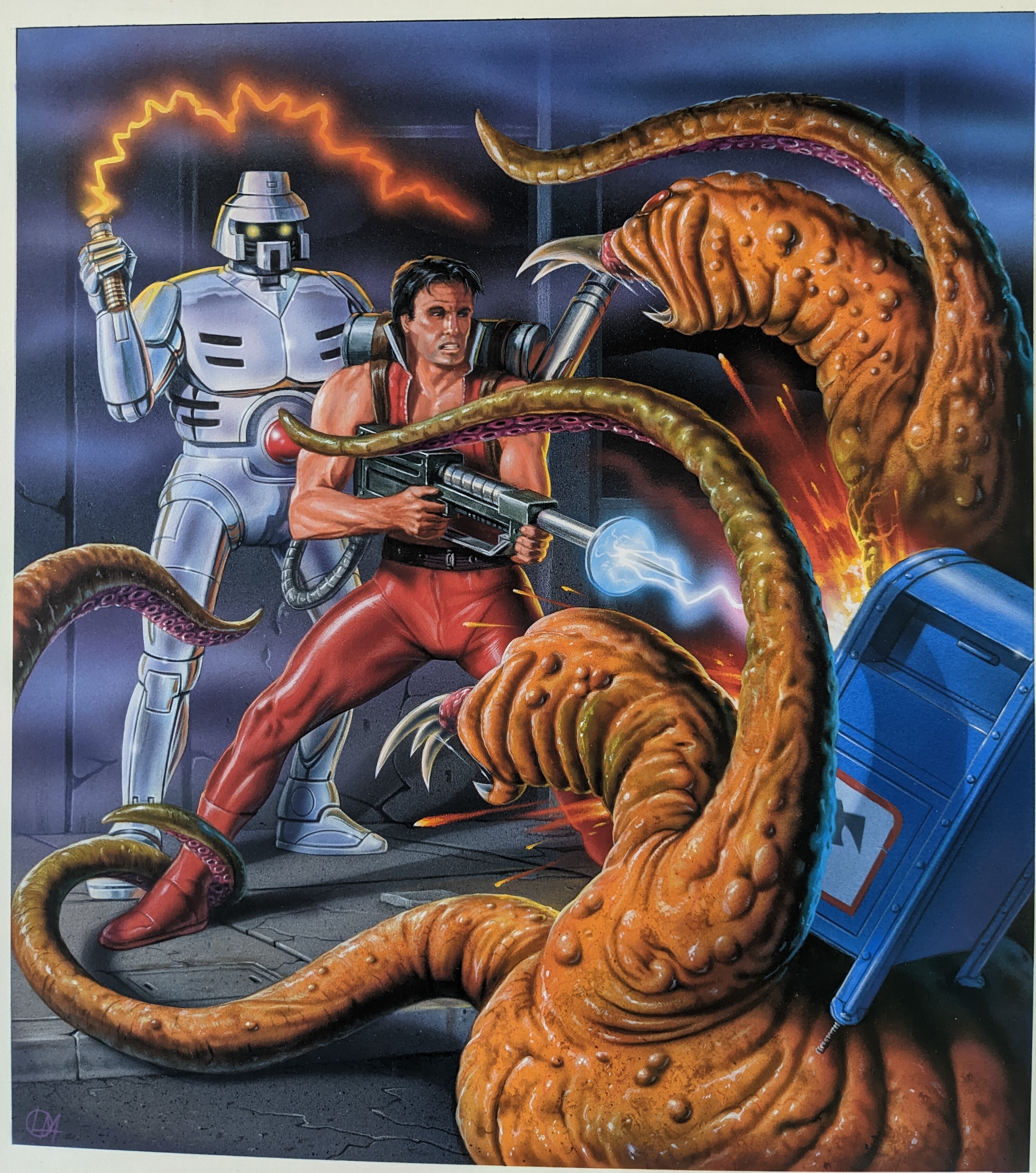 Alien Storm Sega Genesis Box Art