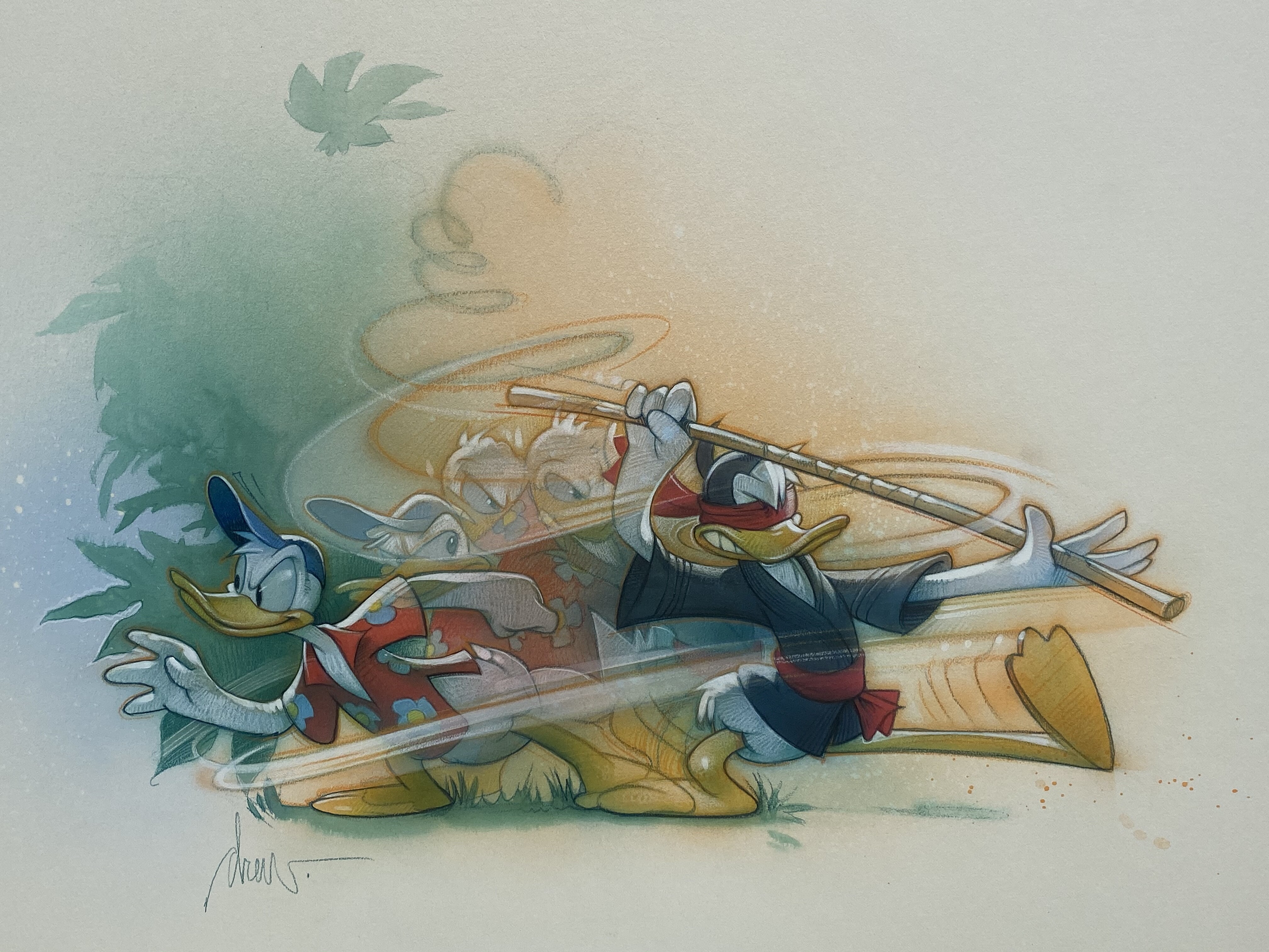 Maui Mallard in Cold Shadow artwork