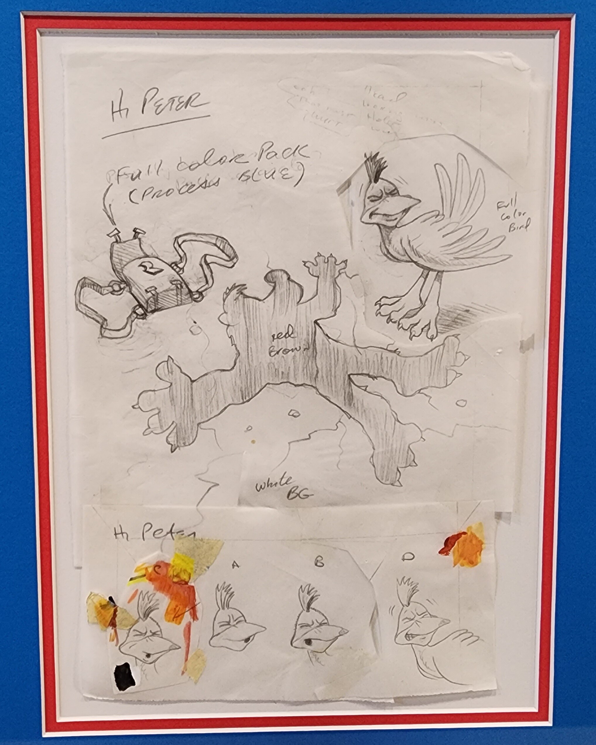 Banjo Tooie - Magazine Ad Preliminary Drawing / Color Rough