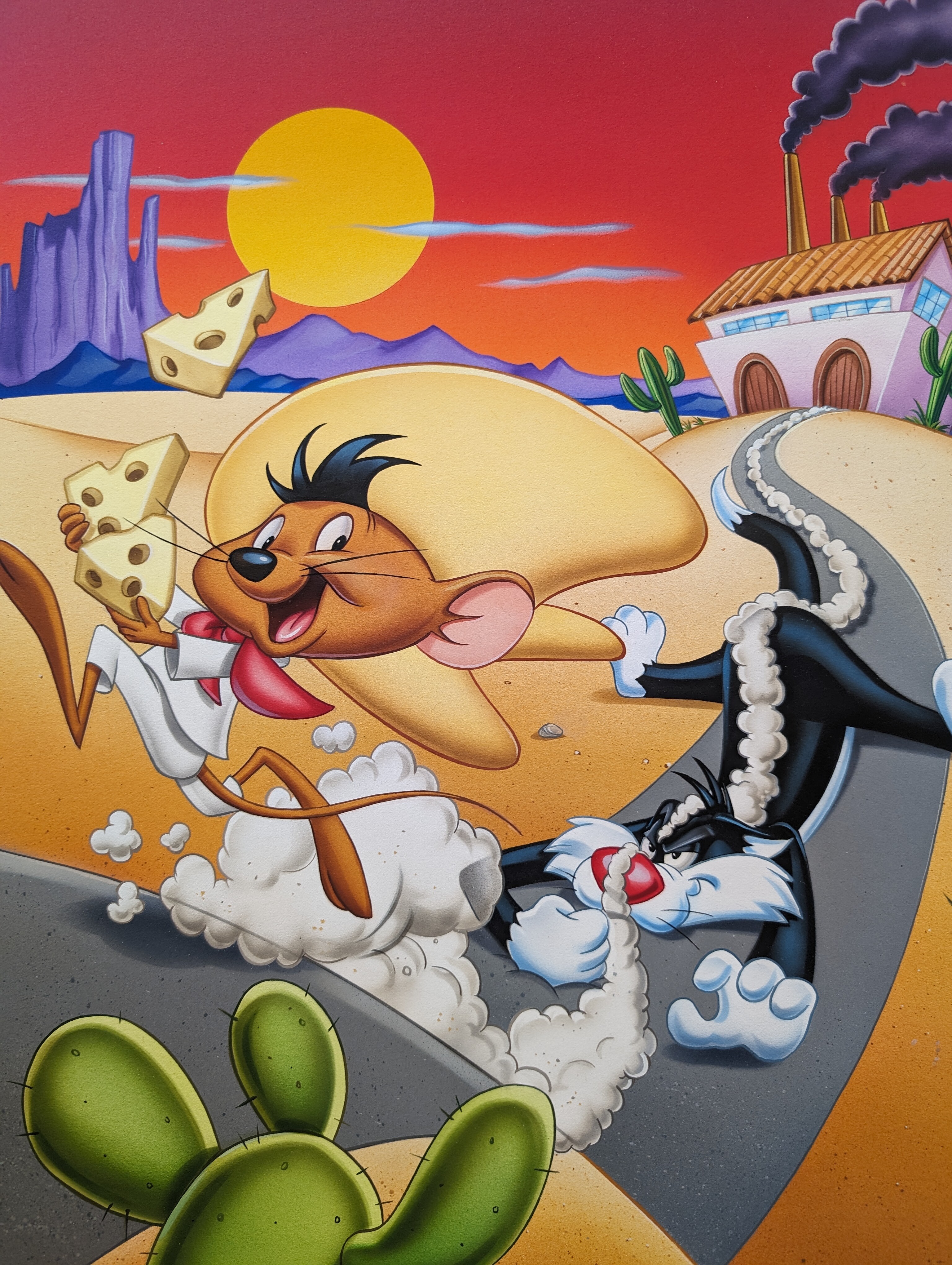 Cheese Cat-Astrophe Starring Speedy Gonzales Box Art Sega Game Gear, SMS, Mega Drive