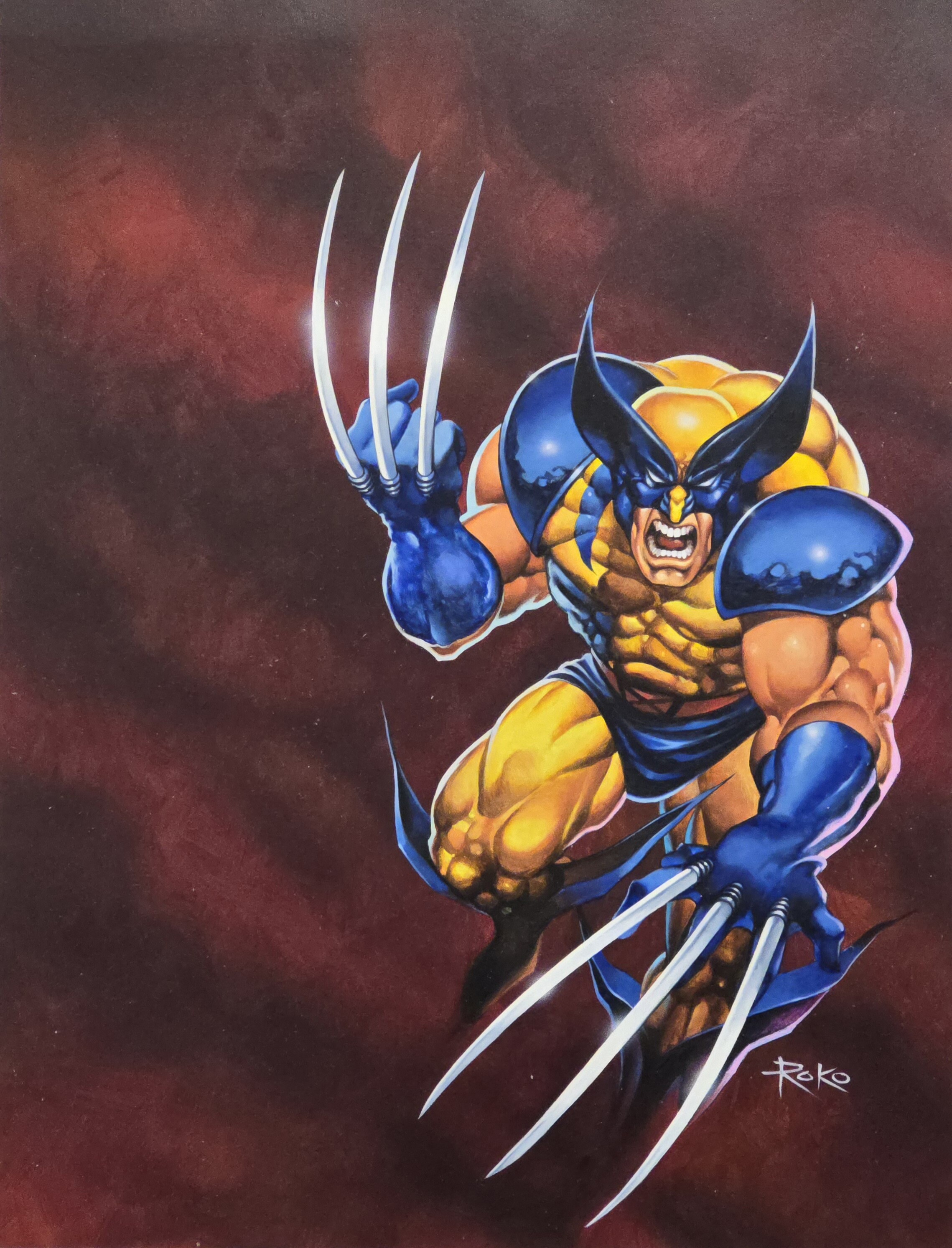 Super Game Power Brazil #11 X Men Arcade Magazine Cover Art