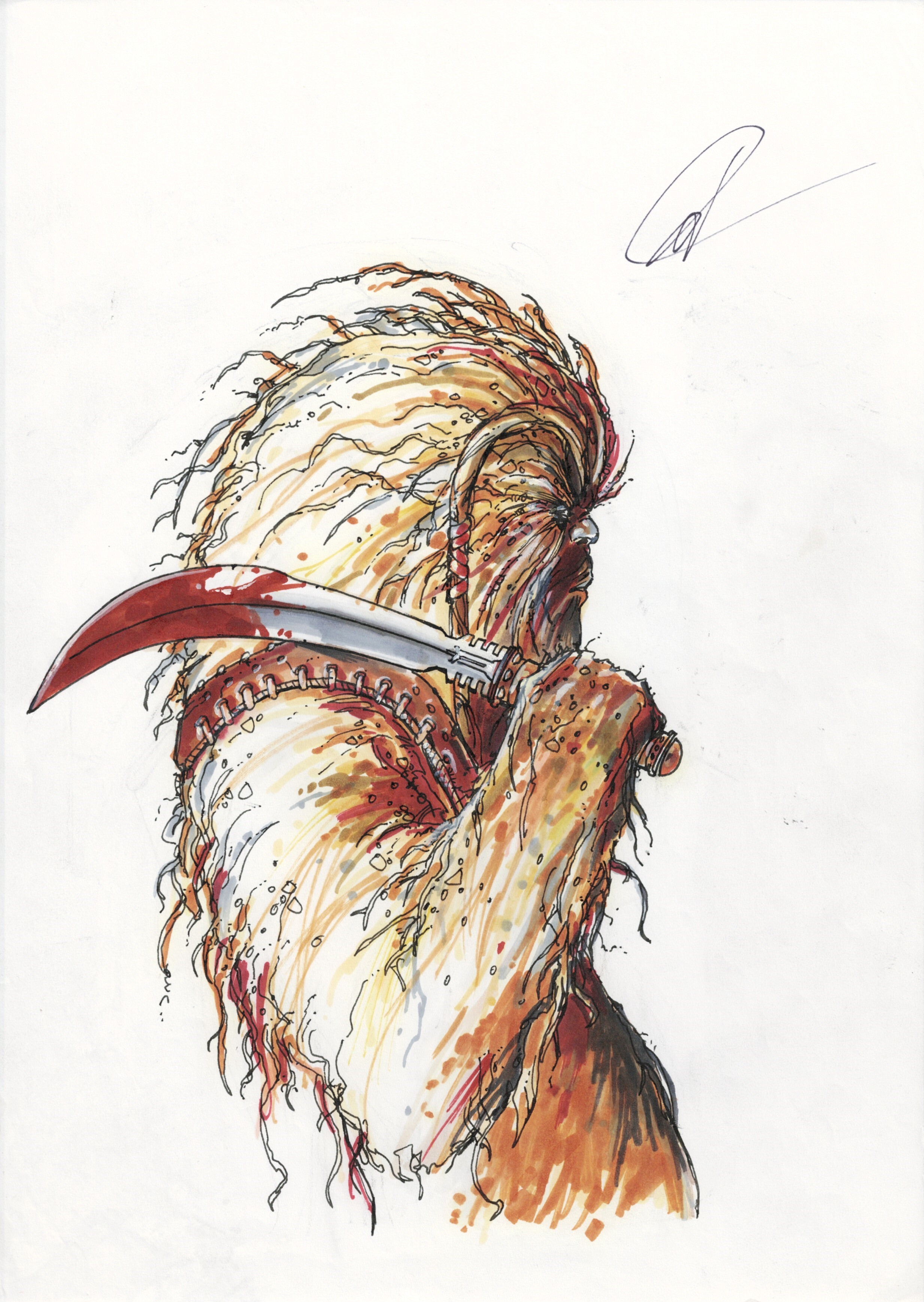 Star Wars: Knights of the Old Republic XBox Concept Art - Zaalbar the Wookie